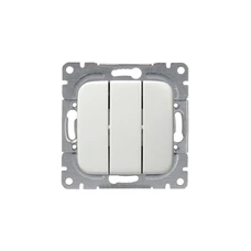 JUSSI 3-GANG 1-WAY SWITCH