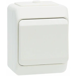 NORDIC 1-GANG 2-WAY SWITCH IP44 WHITE
