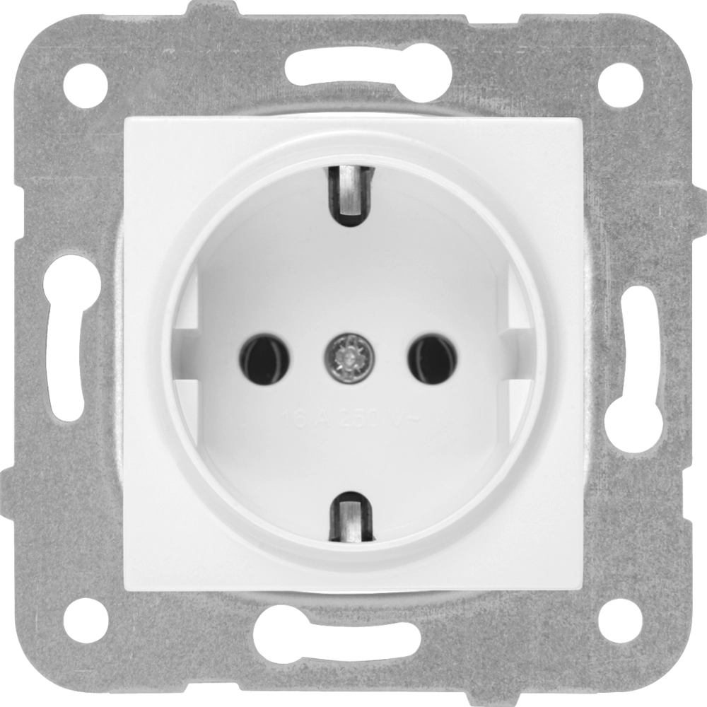KARRE/MERIDIAN SINGLE SOCKET OUTLET WHITE