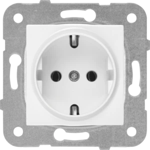KARRE/MERIDIAN SINGLE SOCKET OUTLET WHITE