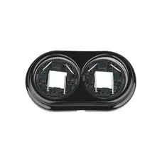 FND SAILLIE PLAQUE 2-POSTES PORCELAINE NOIRE