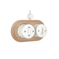 FND SAILLIE INTERRUPTEUR VA-ET-VIENT PORCELAINE BLANCHE