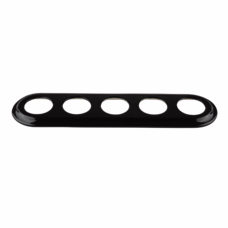 FND PLAQUE 5-POSTES PORCELAINE NOIRE