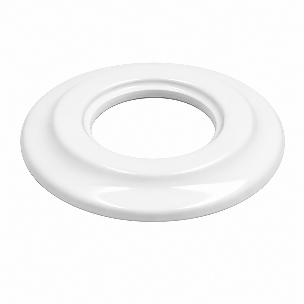 FND PLAQUE 1-POSTE PORCELAINE BLANCHE