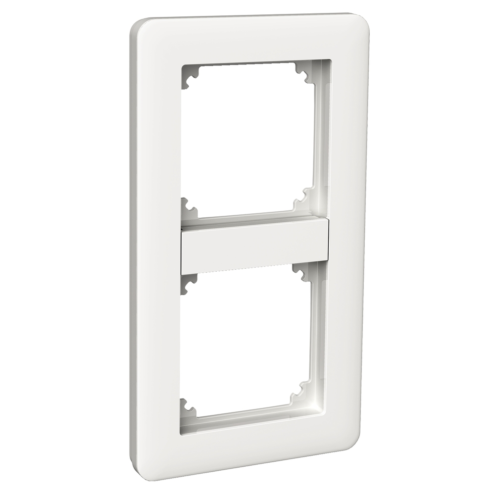 EXXACT PRIMO 2-GANG FRAME WHITE