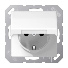 JUNG AS WHITE SCHUKO® SOCKET 16 A / 250 V ~