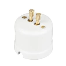 FND SAILLIE INTERRUPTEUR DOUBLE VA-ET-VIENT PORCELAINE BLANCHE TYPE 3