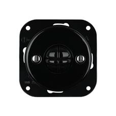 FND INTERRUPTEUR DOUBLE VA-ET-VIENT PORCELAINE NOIRE TYPE 5