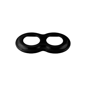 FND PLAQUE 2-POSTES PORCELAINE NOIRE TYPE 2