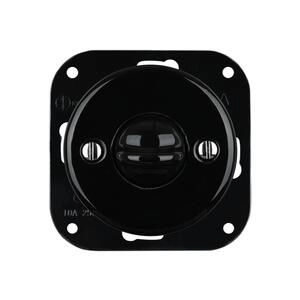 FND INTERRUPTEUR VA-ET-VIENT PORCELAINE NOIRE TYPE 5