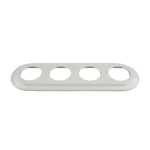FND PLAQUE 4-POSTES PORCELAINE BLANCHE