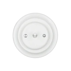 FND INTERRUPTEUR VA-ET-VIENT PORCELAINE BLANCHE TYPE 1