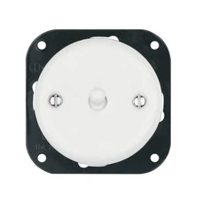 FND INTERRUPTEUR VA-ET-VIENT PORCELAINE BLANCHE TYPE 1