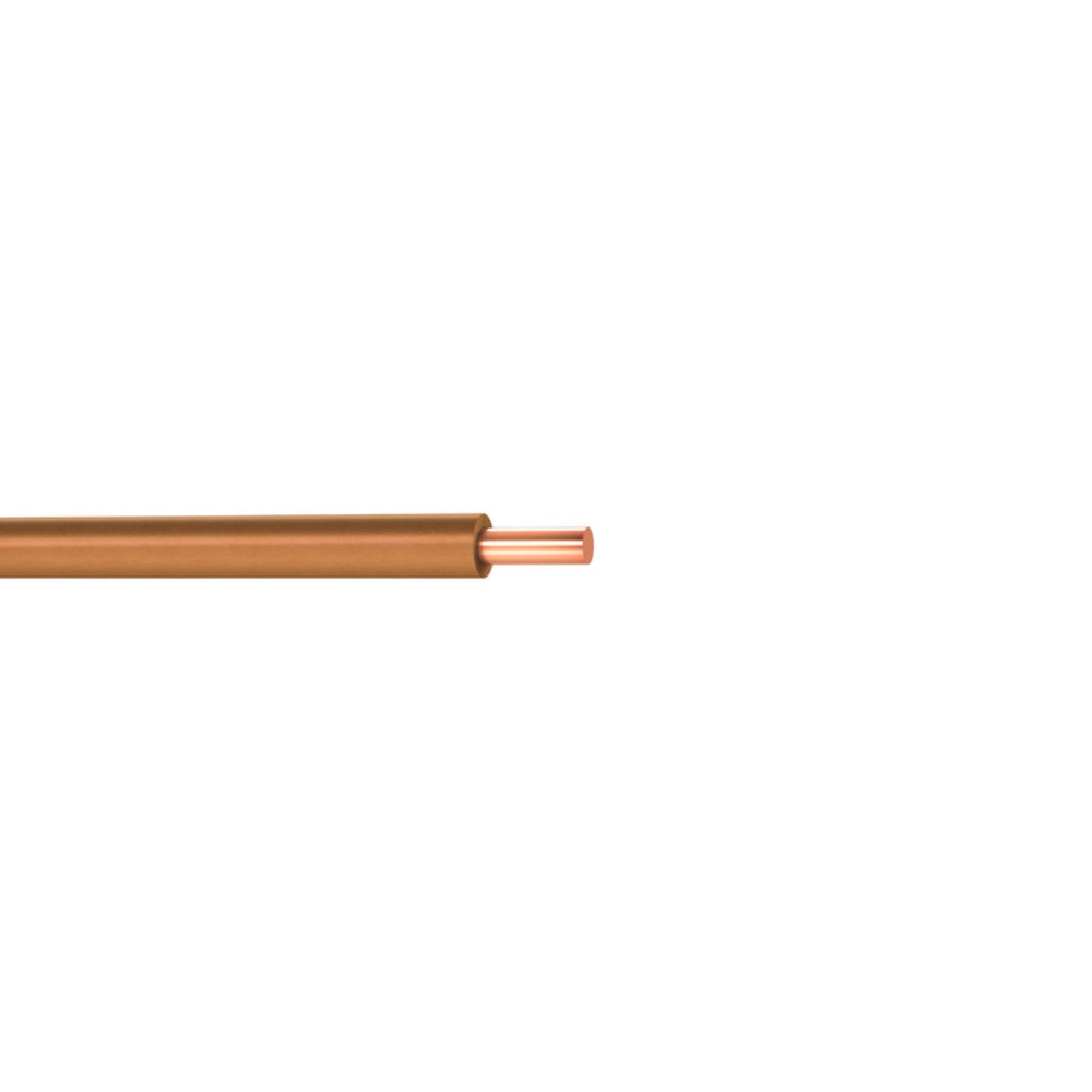 H07V-U/ML 2.5MM² 100M BROWN INSULATED WIRE