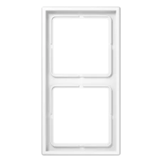 JUNG LS WHITE 2-GANG COVER FRAME