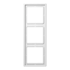 JUNG LS WHITE 3-GANG COVER FRAME