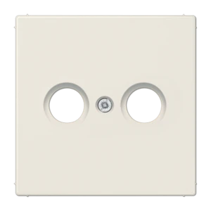 JUNG LS IVORY TV/R-CENTER PLATE