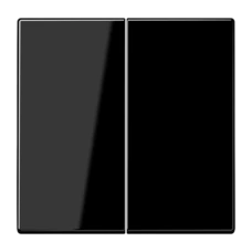 JUNG LS BLACK 2-GANG 1-WAY SWITCH