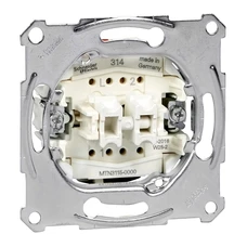 MERTEN ANTHRACITE 2-GANG 1-WAY SWITCH