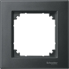 MERTEN M-PLAN ANTHRACITE 1-GANG FRAME
