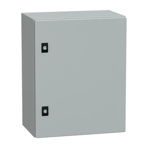 CRN 500X400X250 IP66 IK10 RAL7035 STEEL ENCLOSURE + MOUNTING PLATE