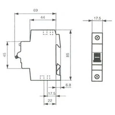 ABB 1P C10 MINIATURE CIRCUIT BREAKER