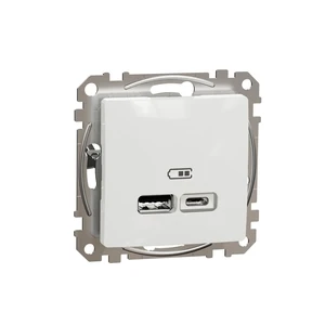 SEDNA DESIGN & ELEMENTS, USB CHARGER A+C, 2,4A, WHITE