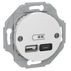 RENOVA USB A+C CHARGEUR BLANC