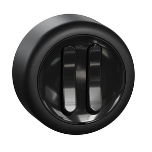 RENOVA INTERRUPTEUR DOUBLE SAILLIE NOIR